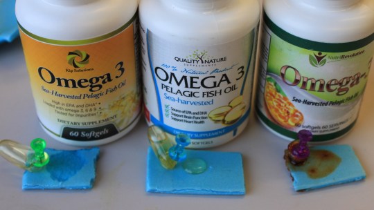 Kip vs Quality Nature NutriRevolution Pelagic Fish Oil styrofoam eaten 2